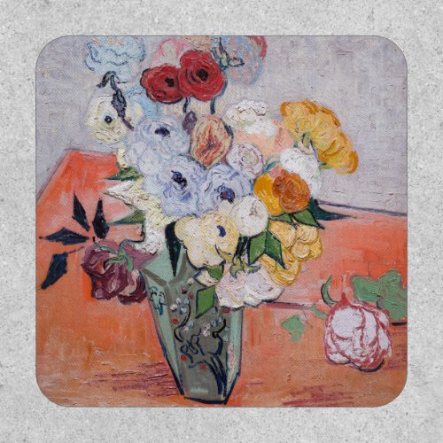 Vincent van Gogh _ Vase with Roses  Anemones Patch