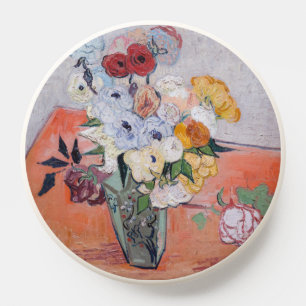 Vincent van Gogh - Vase with Roses & Anemones PopSocket