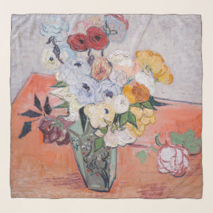Vincent van Gogh - Vase with Roses & Anemones Scarf
