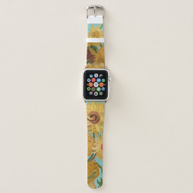 Vincent Van Gogh - Vase with Twelve Sunflowers Apple Watch Band (Front)