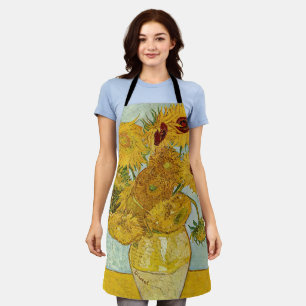 Vincent Van Gogh - Vase with Twelve Sunflowers Apron