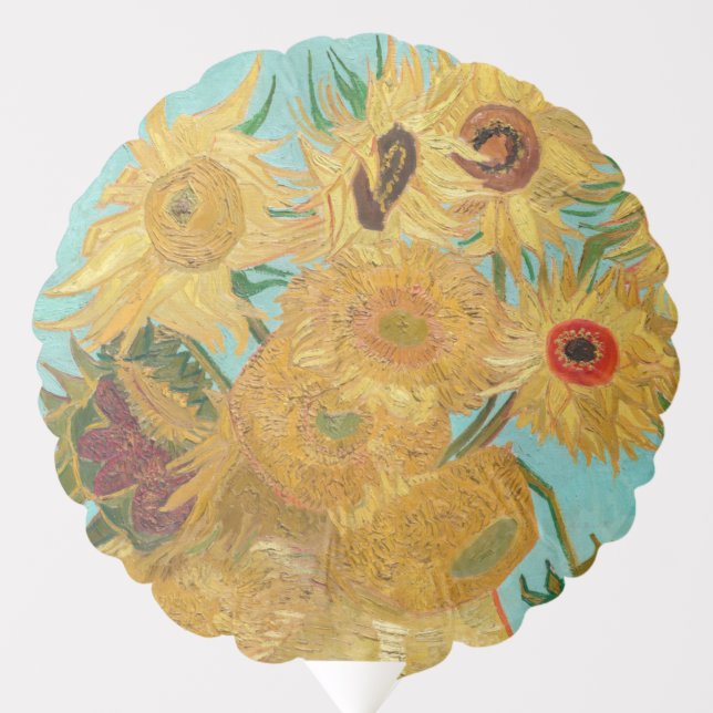 Vincent Van Gogh - Vase with Twelve Sunflowers Balloon (Front)