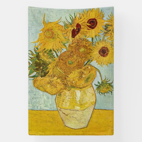 Vincent Van Gogh _ Vase with Twelve Sunflowers Banner
