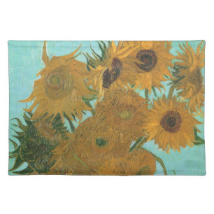 Vincent van Gogh - Vase with Twelve Sunflowers Cloth Placemat