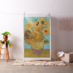 Vincent Van Gogh - Vase with Twelve Sunflowers Fabric