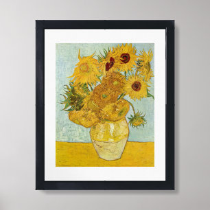 Vincent Van Gogh - Vase with Twelve Sunflowers Framed Art