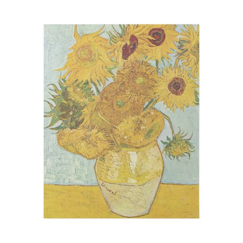 Vincent Van Gogh _ Vase with Twelve Sunflowers Gallery Wrap
