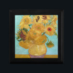 Vincent Van Gogh - Vase with Twelve Sunflowers Gift Box<br><div class="desc">Vase with Twelve Sunflowers / Vase avec douze tournesols - Vincent Van Gogh,  January 1889 - Sunflowers 1889 repetition of third version (F455)</div>