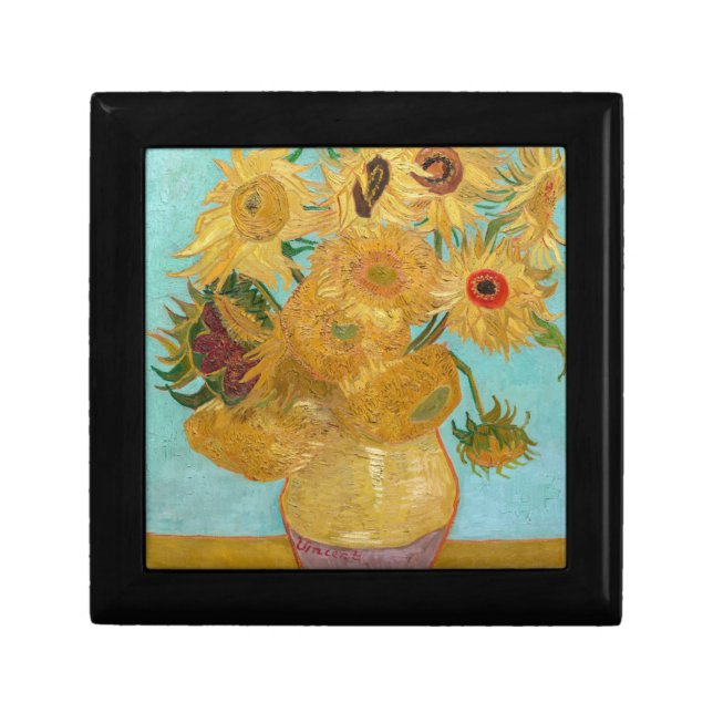 Vincent Van Gogh - Vase with Twelve Sunflowers Gift Box (Front)