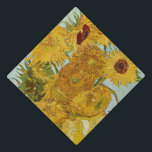 Vincent Van Gogh - Vase with Twelve Sunflowers Graduation Cap Topper<br><div class="desc">Vase with Twelve Sunflowers / Vase avec douze tournesols - Vincent Van Gogh,  August 1888 - Sunflowers 1888 third version (F456)</div>