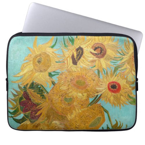 Vincent Van Gogh _ Vase with Twelve Sunflowers Laptop Sleeve