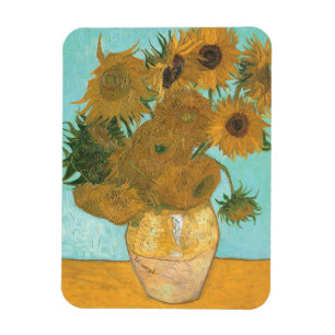 Vincent van Gogh - Vase with Twelve Sunflowers Magnet