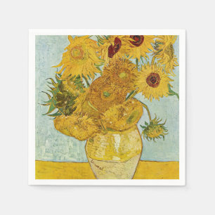 Vincent Van Gogh - Vase with Twelve Sunflowers Napkins