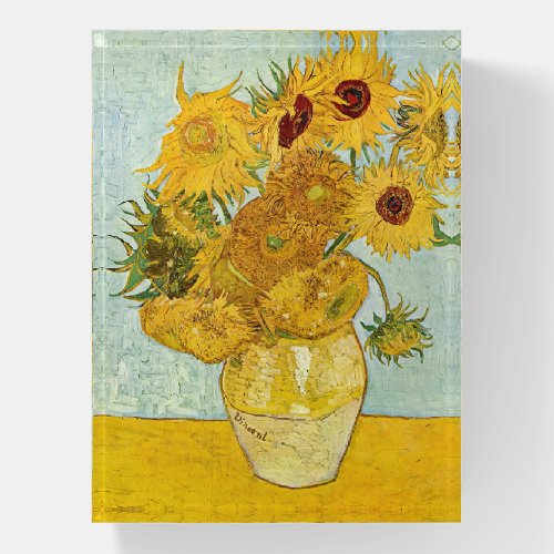 Vincent Van Gogh _ Vase with Twelve Sunflowers Paperweight
