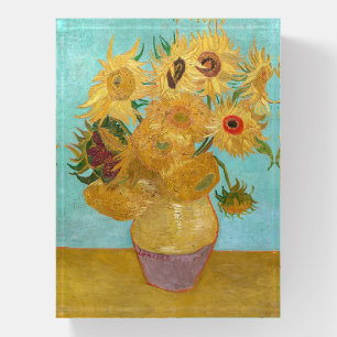 Vincent Van Gogh - Vase with Twelve Sunflowers Paperweight