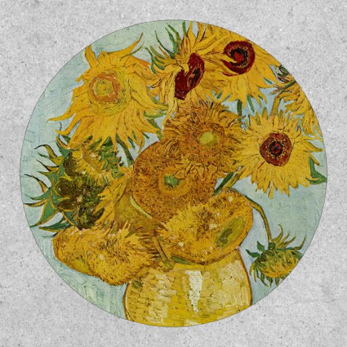 Vincent Van Gogh _ Vase with Twelve Sunflowers Patch