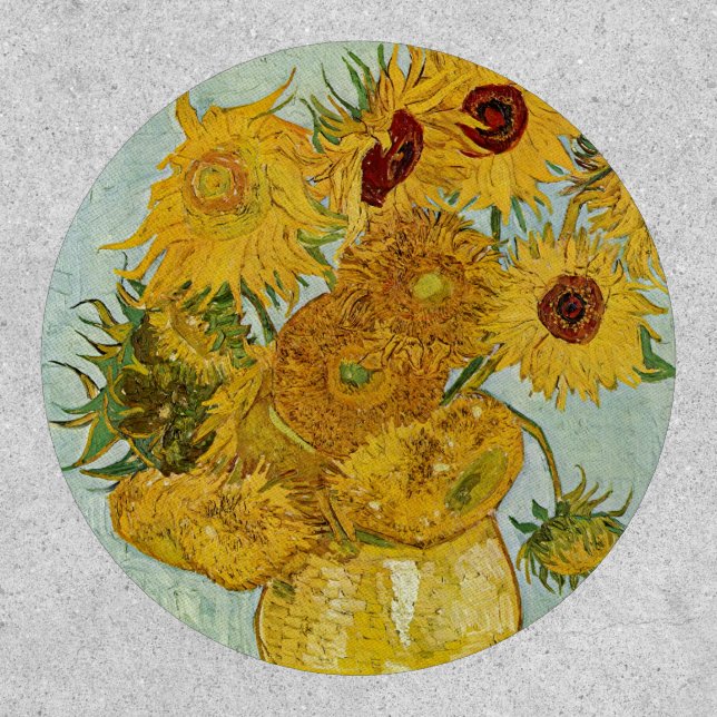 Vincent Van Gogh - Vase with Twelve Sunflowers Patch (Front)