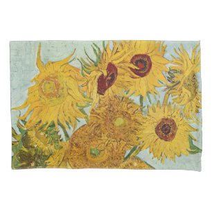 Vincent Van Gogh - Vase with Twelve Sunflowers Pillow Case