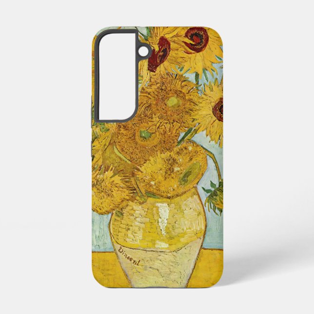 Vincent Van Gogh - Vase with Twelve Sunflowers Samsung Galaxy Case (Back)