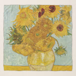 Vincent Van Gogh - Vase with Twelve Sunflowers Scarf<br><div class="desc">Vase with Twelve Sunflowers / Vase avec douze tournesols - Vincent Van Gogh,  August 1888 - Sunflowers 1888 third version (F456)</div>