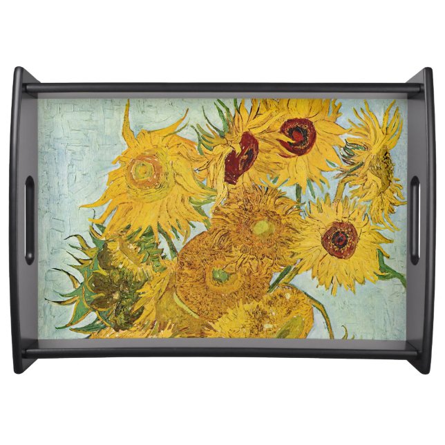 Vincent Van Gogh - Vase with Twelve Sunflowers Serving Tray (Front)