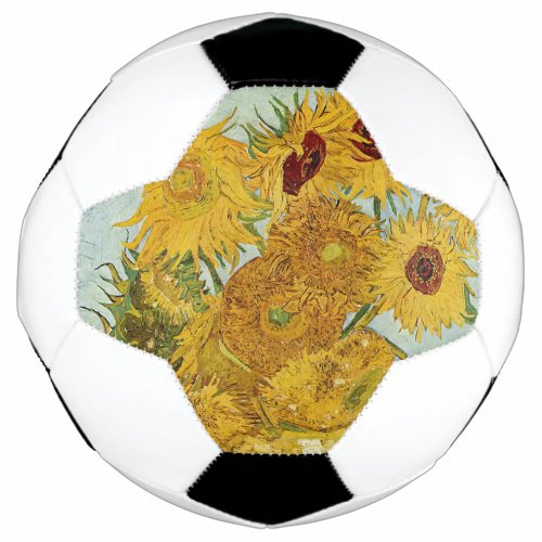 Vincent Van Gogh _ Vase with Twelve Sunflowers Soccer Ball
