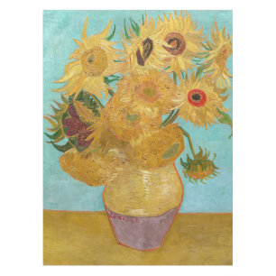 Vincent Van Gogh - Vase with Twelve Sunflowers Tablecloth