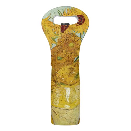 Vincent Van Gogh _ Vase with Twelve Sunflowers Wine Bag