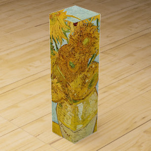 Vincent Van Gogh - Vase with Twelve Sunflowers Wine Box