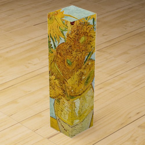 Vincent Van Gogh _ Vase with Twelve Sunflowers Wine Box