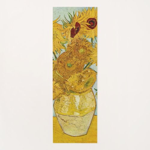 Vincent Van Gogh _ Vase with Twelve Sunflowers Yoga Mat