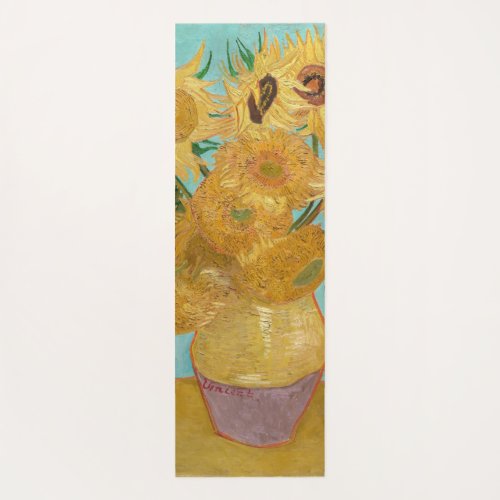 Vincent Van Gogh _ Vase with Twelve Sunflowers Yoga Mat