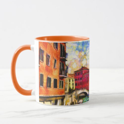 Vincent Van Gogh Venice Italy Oil Painting  Mug