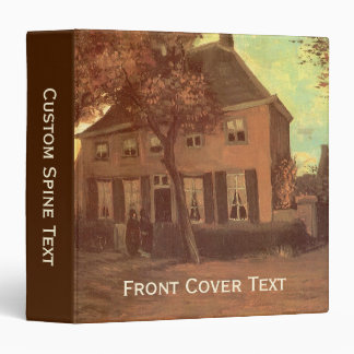 Vincent van Gogh - Vicarage at Nuenen 3 Ring Binder