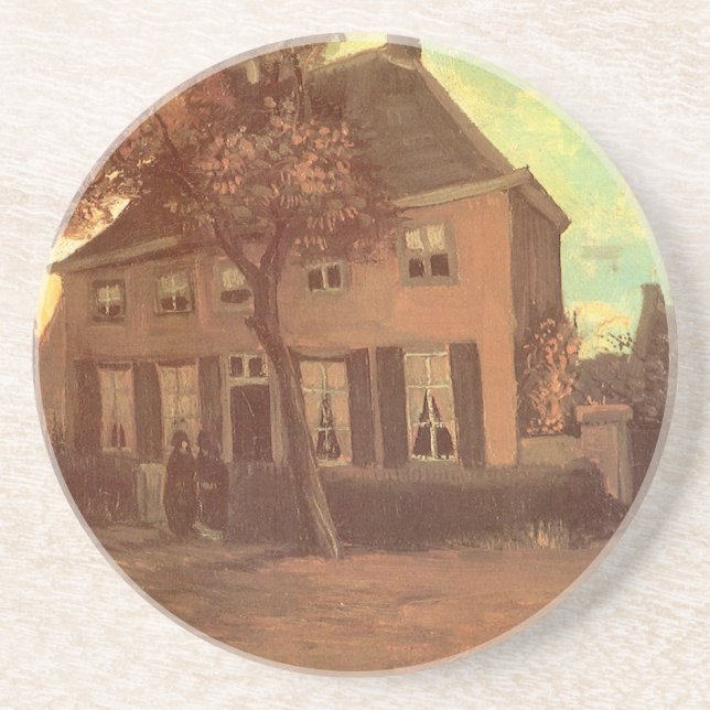 Vincent van Gogh - Vicarage at Nuenen Coaster (Front)