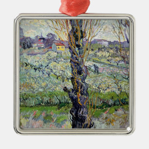 Vincent van Gogh   View of Arles, 1889 Metal Ornament