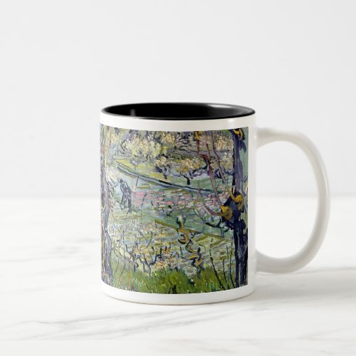 Vincent van Gogh  View of Arles 1889 Two_Tone Coffee Mug