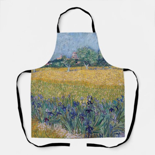 Vincent Van Gogh _ View of Arles with Irises Apron