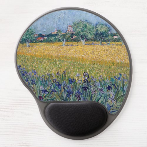Vincent Van Gogh _ View of Arles with Irises Gel Mouse Pad