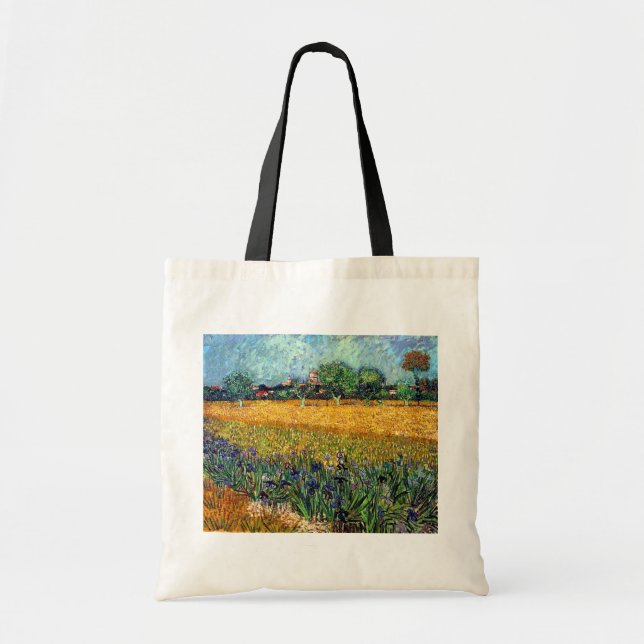 Vincent Van Gogh - View Of Arles With Irises Tote Bag (Front)