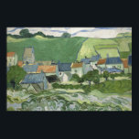 Vincent van Gogh - View of Auvers Poster<br><div class="desc">View of Auvers by Vincent van Gogh, 1890. Vincent van Gogh was a Dutch Post-Impressionist painter who is among the most famous and influential figures in the history of Western art. In just over a decade he created approximately 2100 artworks, including around 860 oil paintings, most of them in the...</div>