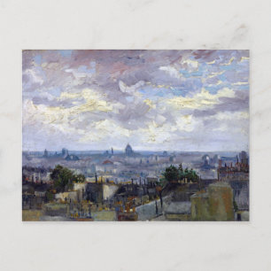 Vincent van Gogh View of Paris Postcard