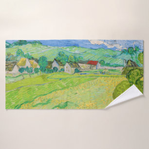 Vincent van Gogh - View of Vessenots near Auvers Bath Towel Set