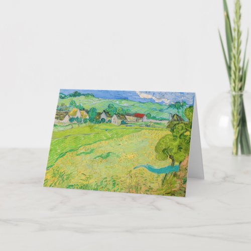 Vincent van Gogh _ View of Vessenots near Auvers Card