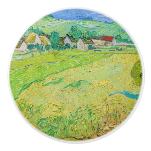 Vincent van Gogh _ View of Vessenots near Auvers Ceramic Knob
