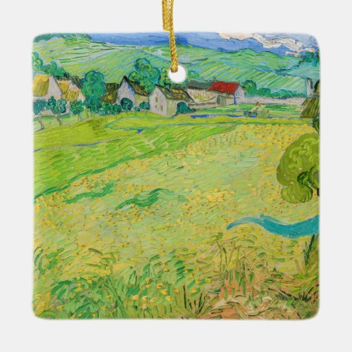 Vincent van Gogh _ View of Vessenots near Auvers Ceramic Ornament