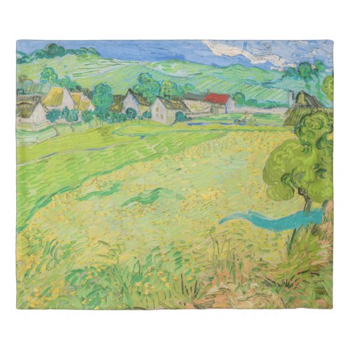 Vincent van Gogh _ View of Vessenots near Auvers Duvet Cover