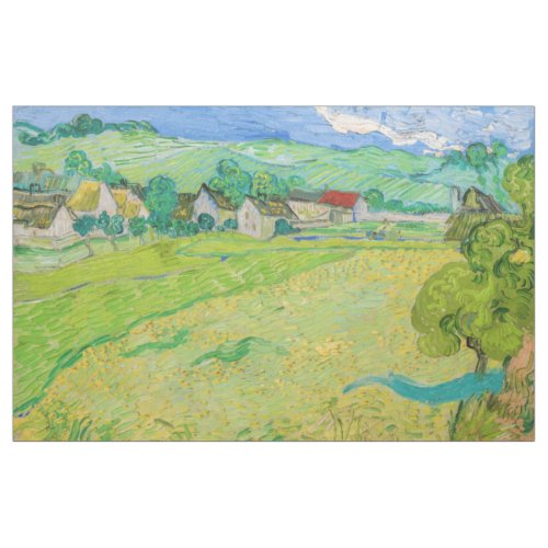 Vincent van Gogh _ View of Vessenots near Auvers Fabric