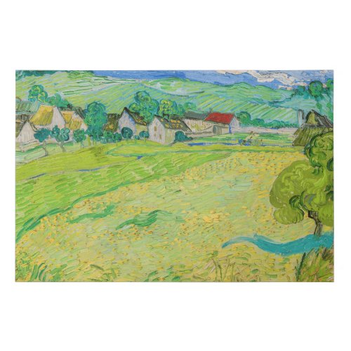 Vincent van Gogh _ View of Vessenots near Auvers Faux Canvas Print