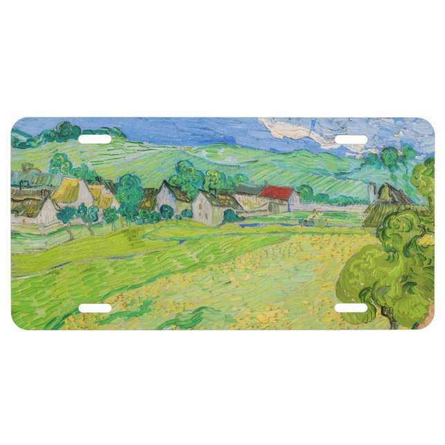 Vincent van Gogh - View of Vessenots near Auvers License Plate (Front)